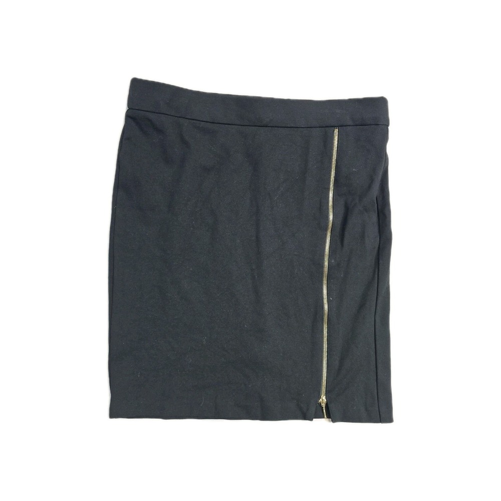 Anne Klein Women's Knit Pencil Skirt 12 Black Zipper